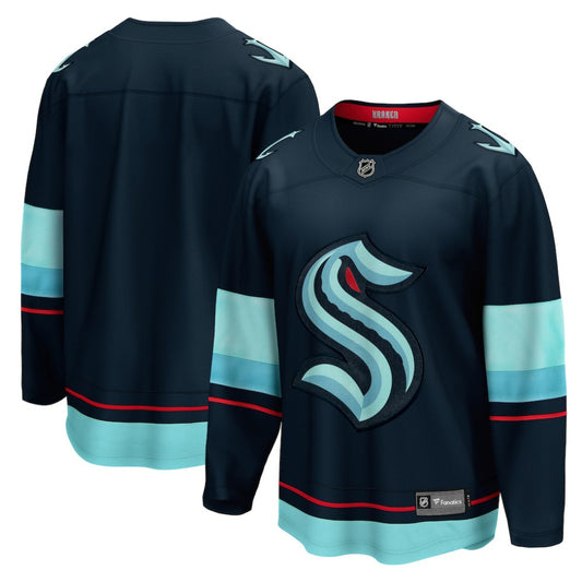 Seattle Kraken Fanatics Home Breakaway Jersey - Deep Sea Blue | NHL Jerseys