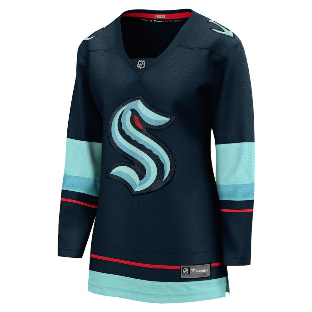 Seattle Kraken Fanatics Women's Home Breakaway Jersey Navy