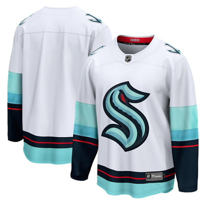 Seattle Kraken Fanatics Away Breakaway Jersey - White | NHL Jerseys