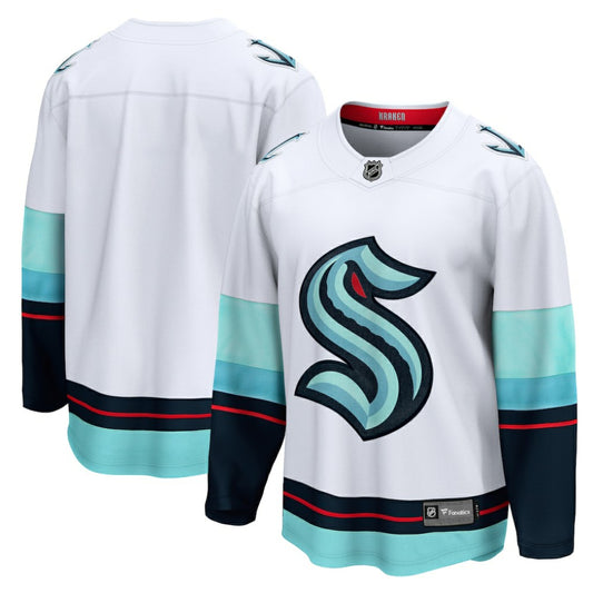 Seattle Kraken Fanatics Away Breakaway Jersey - White | NHL Jerseys