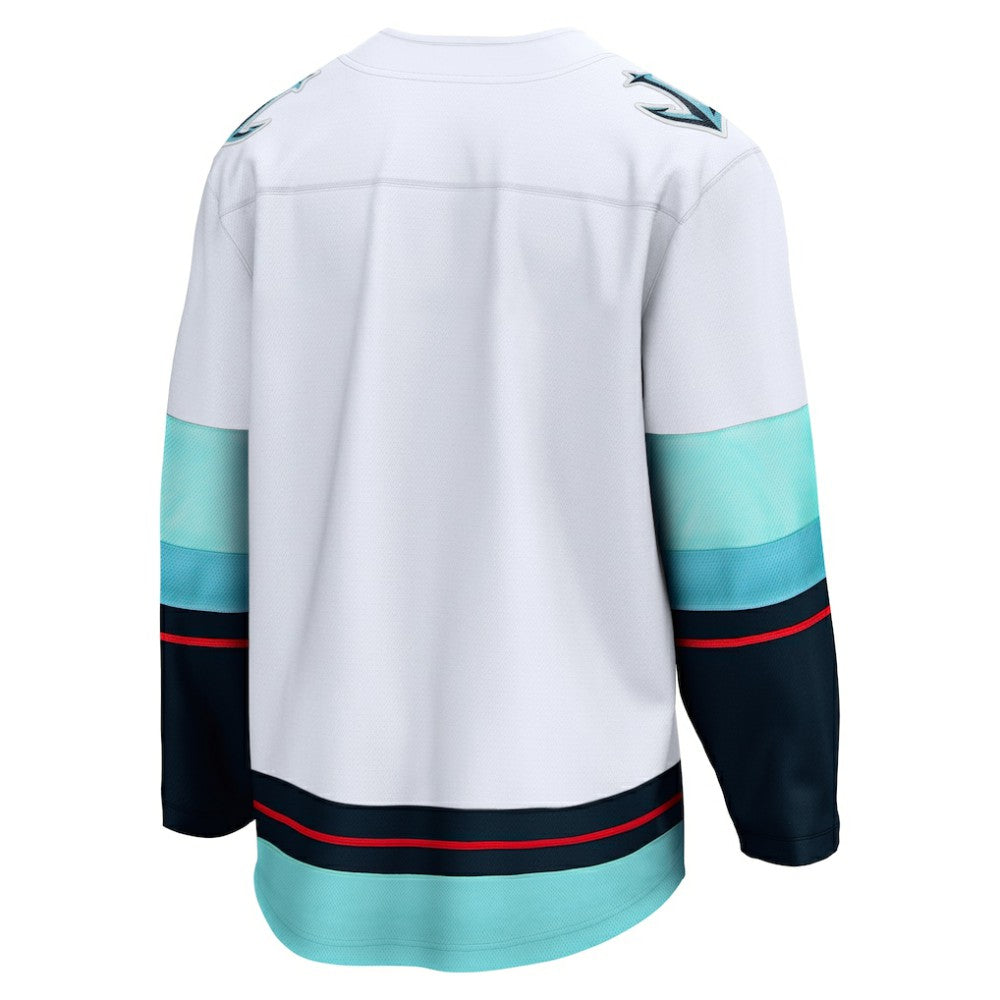 Seattle Kraken Fanatics Away Breakaway Jersey - White | NHL Jerseys