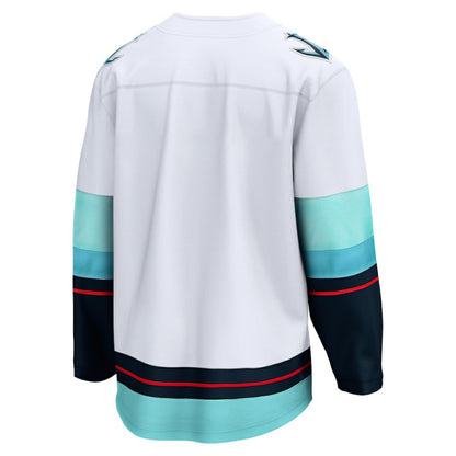 Seattle Kraken Fanatics Away Breakaway Jersey - White | NHL Jerseys
