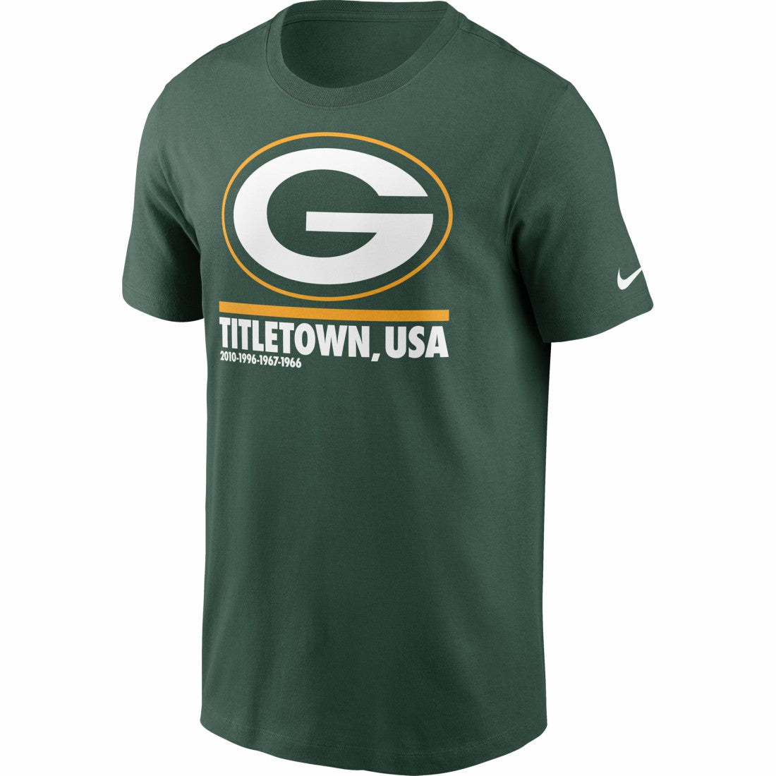 Green Bay Packers Hometown Collection Title Town T-Shirt Green - Nike