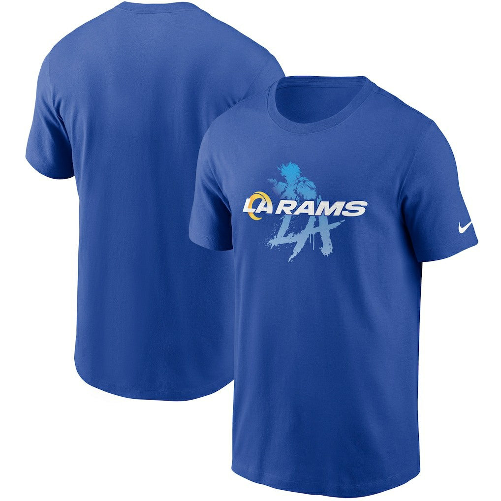 Los Angeles Rams Hometown Collection Just Play T-Shirt Royal - Nike