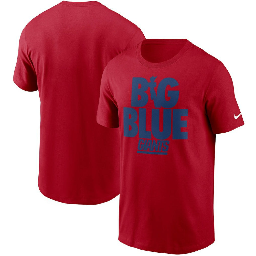 New York Giants Hometown Collection Big Blue T-Shirt Red - Nike