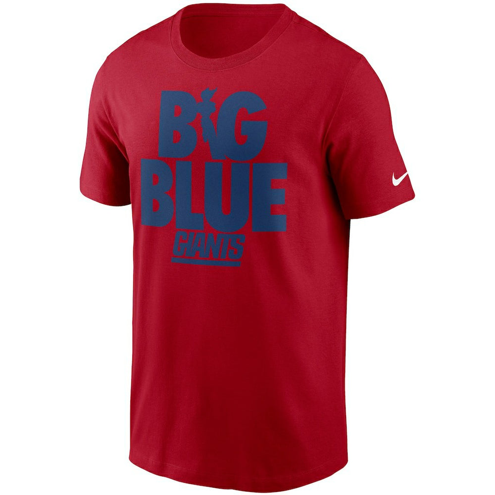 New York Giants Hometown Collection Big Blue T-Shirt Red - Nike