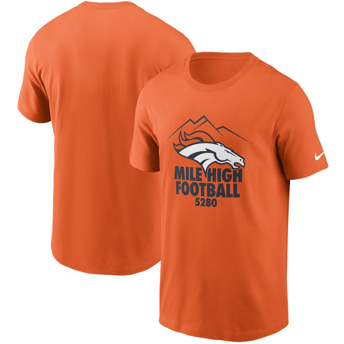 Denver Broncos Hometown Collection 5,280 T-Shirt Orange - Nike