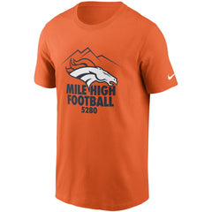 Denver Broncos Hometown Collection 5,280 T-Shirt Orange - Nike