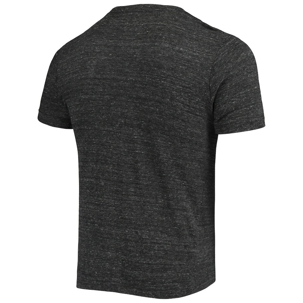 Las Vegas Raiders New Era Helmet Logo Tri-Blend T-Shirt Black - NFL