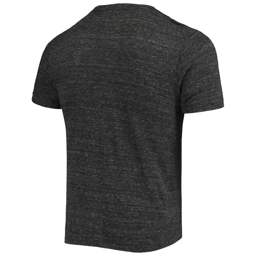 Las Vegas Raiders New Era Helmet Logo Tri-Blend T-Shirt Black - NFL
