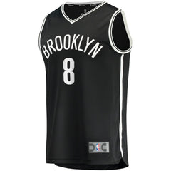 Fanatics - Cam Thomas Brooklyn Nets 2021 NBA Draft First Round Pick Fast Break Replica Jersey Black - Icon Edition