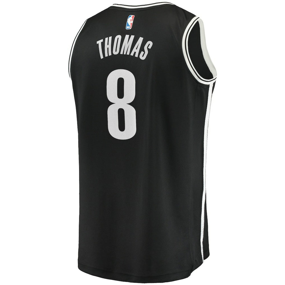Fanatics - Cam Thomas Brooklyn Nets 2021 NBA Draft First Round Pick Fast Break Replica Jersey Black - Icon Edition