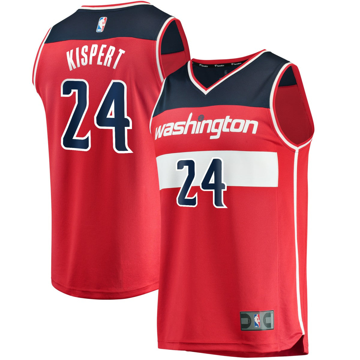 Corey Kispert Washington Wizards Youth Fast Break Replica Jersey Red - Icon Edition | NBA Jerseys