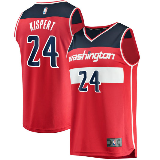 Corey Kispert Washington Wizards Youth Fast Break Replica Jersey Red - Icon Edition | NBA Jerseys