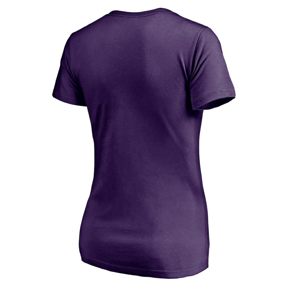 Baltimore Ravens Women's Hometown Collection Wildcat V-Neck T-Shirt Purple - Fanatics