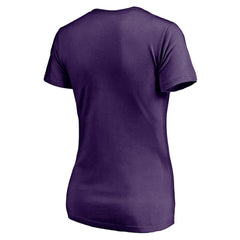 Baltimore Ravens Women's Hometown Collection Wildcat V-Neck T-Shirt Purple - Fanatics