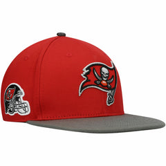 Tampa Bay Buccaneers Pro Standard 2Tone Snapback Hat Red/Pewter - NFL