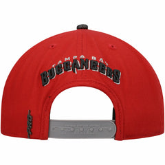 Tampa Bay Buccaneers Pro Standard 2Tone Snapback Hat Red/Pewter - NFL