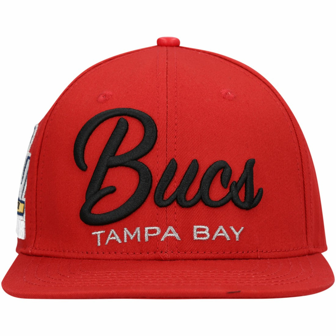 Tampa Bay Buccaneers Pro Standard LV Super Bowl Champions Script Wordmark Snapback Hat Red - NFL