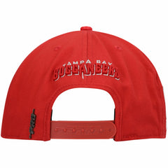 Tampa Bay Buccaneers Pro Standard LV Super Bowl Champions Script Wordmark Snapback Hat Red - NFL