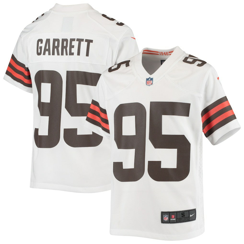 Myles Garrett Cleveland Browns Youth Game Jersey White - Nike