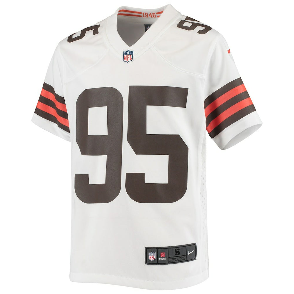 Myles Garrett Cleveland Browns Youth Game Jersey White - Nike