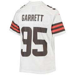 Myles Garrett Cleveland Browns Youth Game Jersey White - Nike