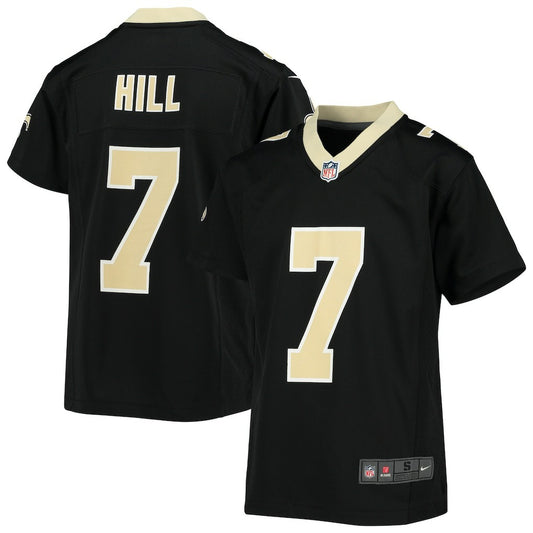 Taysom Hill New Orleans Saints Youth Game Jersey - Black | NFL Jerseys