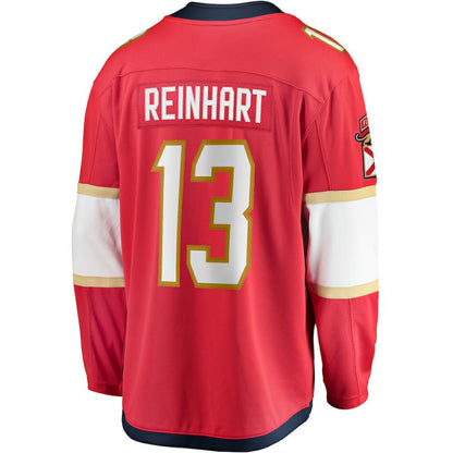 Sam Reinhart Florida Panthers Fanatics Breakaway Player Jersey - Red | NHL Jerseys