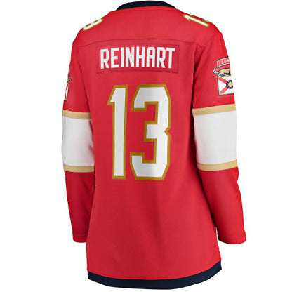 Sam Reinhart Florida Panthers Fanatics Women's Breakaway Player Jersey - Red | NHL Jerseys