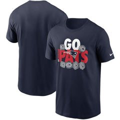 New England Patriots Hometown Collection 6x T-Shirt Navy - Nike