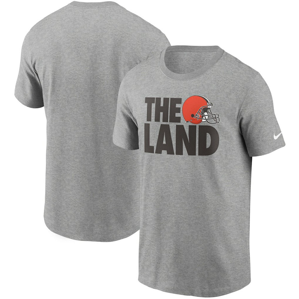 Cleveland Browns Hometown Collection The Land T-Shirt Heathered Gray - Nike