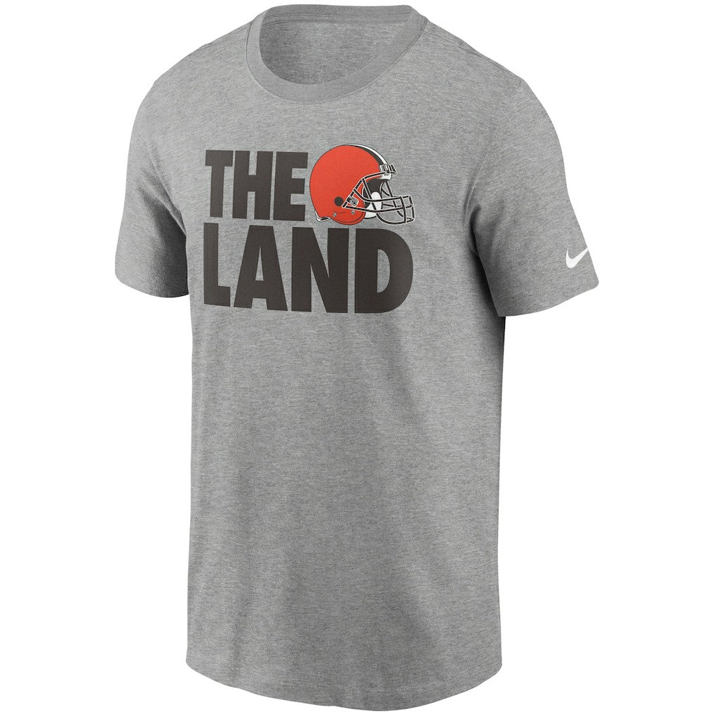 Cleveland Browns Hometown Collection The Land T-Shirt Heathered Gray - Nike