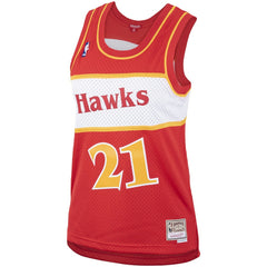 Mitchell & Ness - Dominique Wilkins Atlanta Hawks Women's Hardwood Classics Swingman Jersey - Red