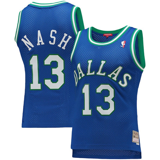 Steve Nash Dallas Mavericks Women's 1998/99 Hardwood Classics Swingman Jersey sale - Blue | NBA Jerseys
