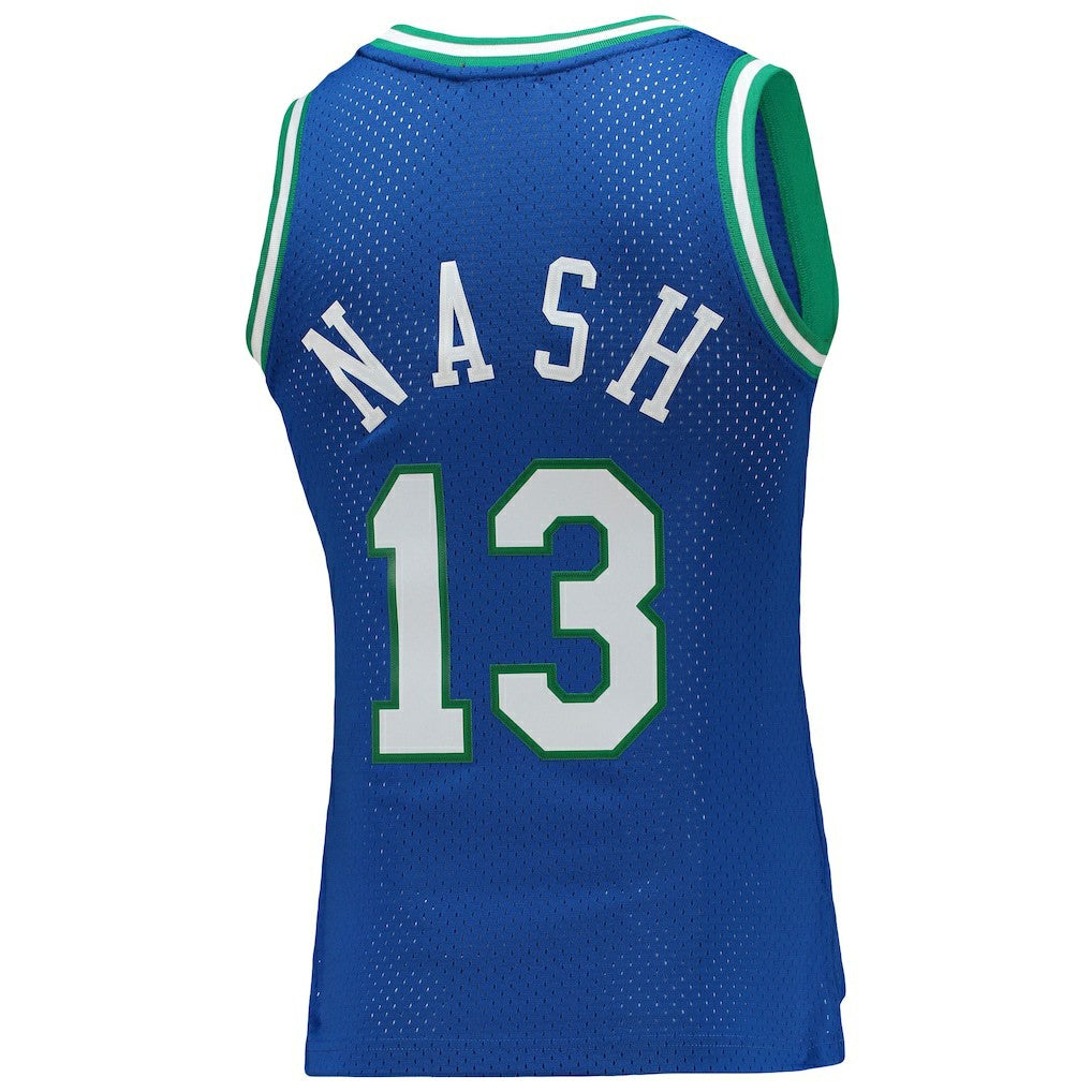 Mitchell & Ness - Steve Nash Dallas Mavericks Women's 1998/99 Hardwood Classics Swingman Jersey - Blue