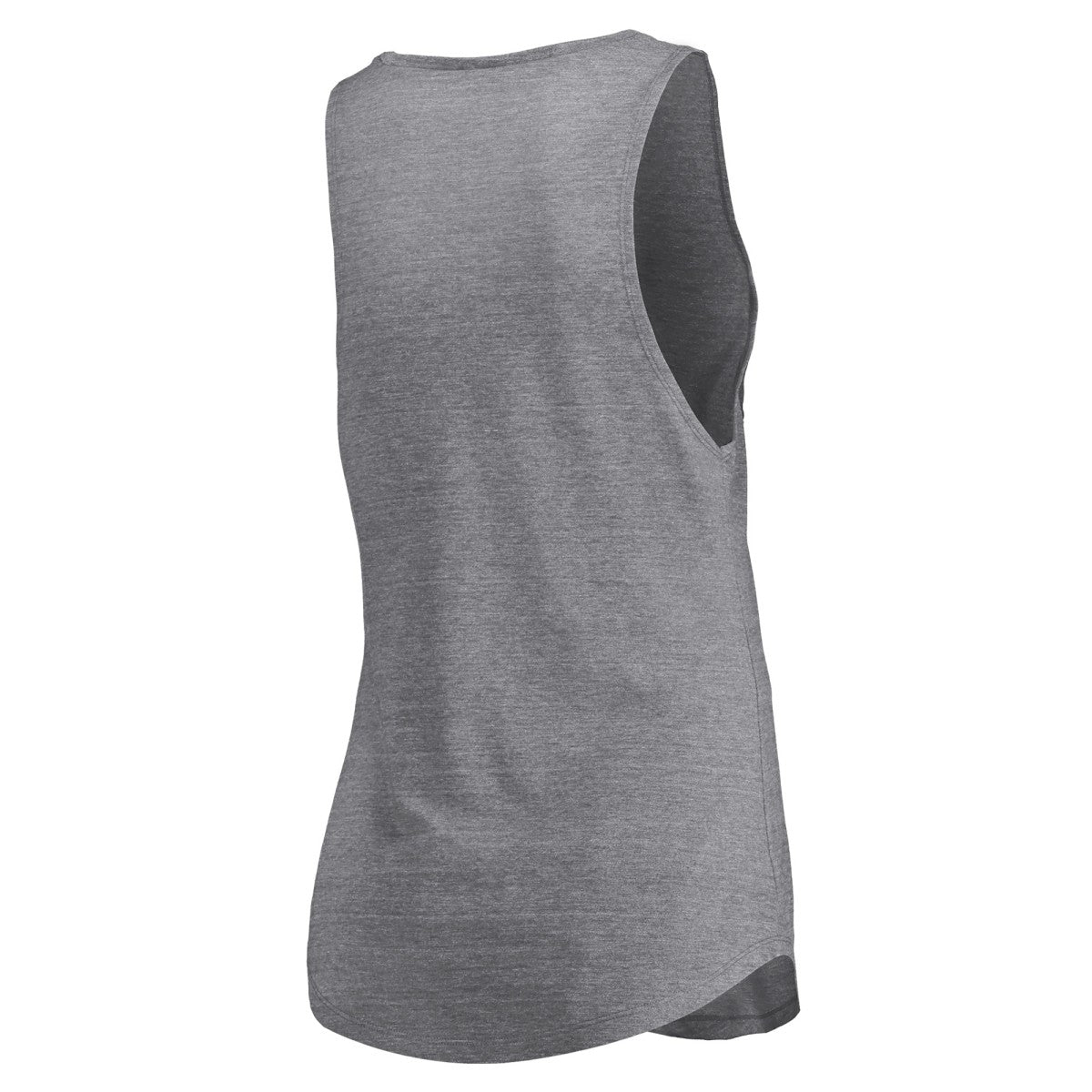 Fanatics - Toronto Raptors Women's Quality Time Open Scoop Neck Tri-Blend Tank Top - Heathered Gray