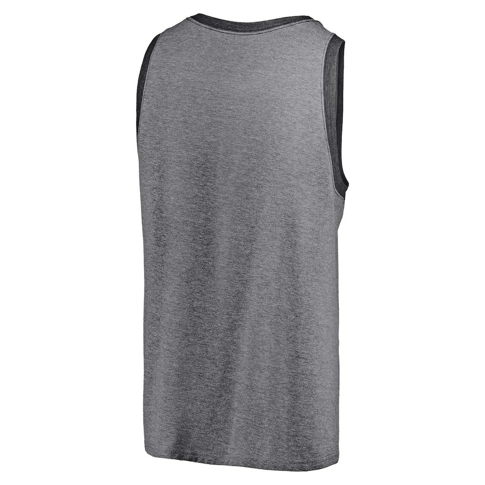 Cleveland Browns Famous Tri-Blend Tank Top Heathered Gray/Heathered Charcoal - Fanatics