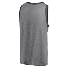 Cleveland Browns Famous Tri-Blend Tank Top Heathered Gray/Heathered Charcoal - Fanatics