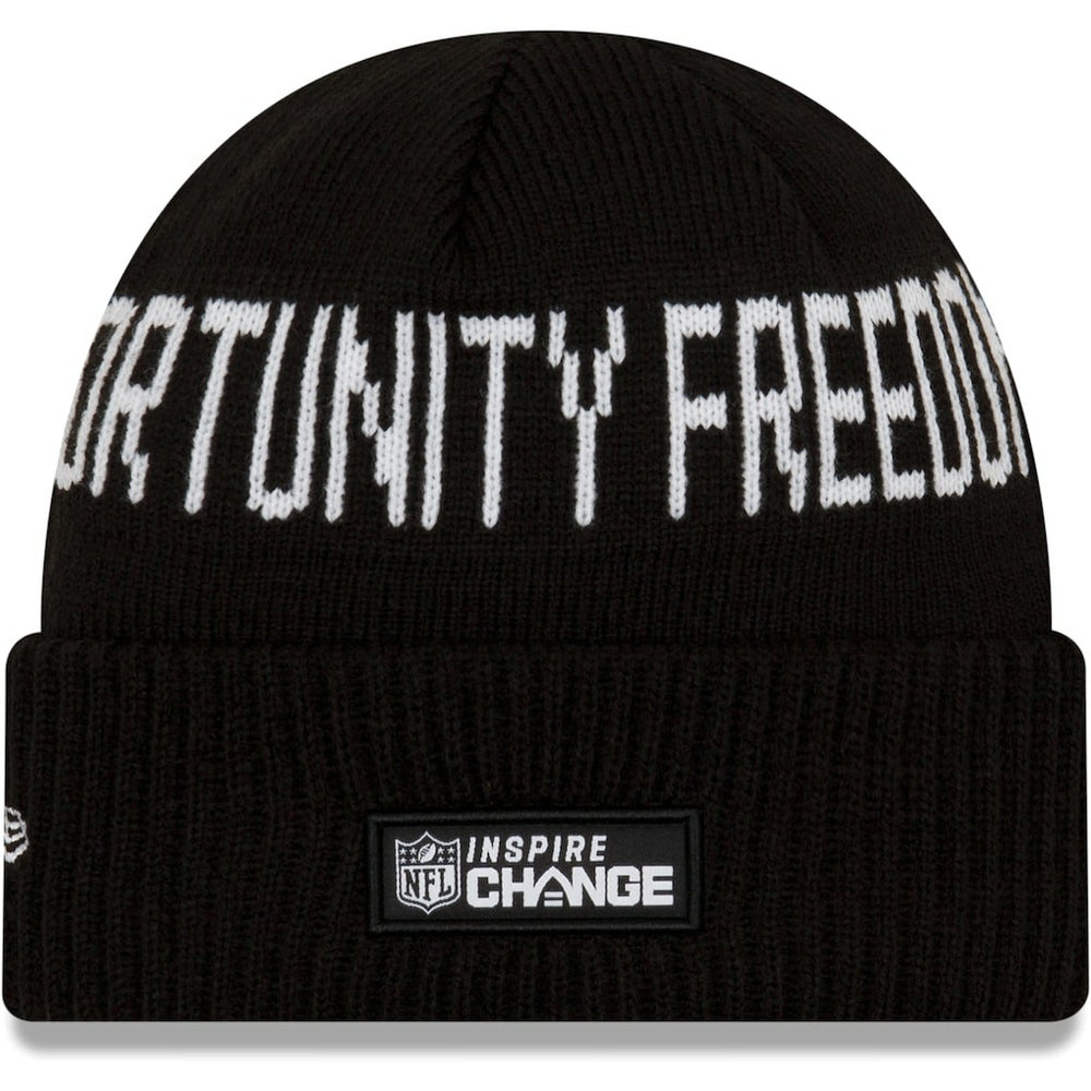 Cleveland Browns New Era Team Social Justice Cuffed Knit Hat Black - NFL