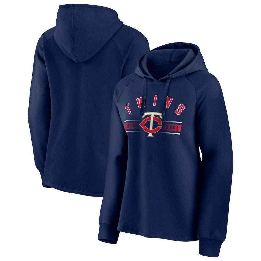 Minnesota Twins Fanatics Women's Perfect Play Raglan Pullover Hoodie for sale