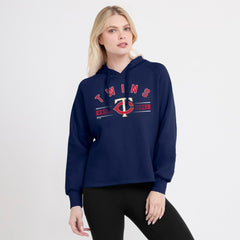 Minnesota Twins Fanatics Women's Perfect Play Raglan Pullover Hoodie for sale