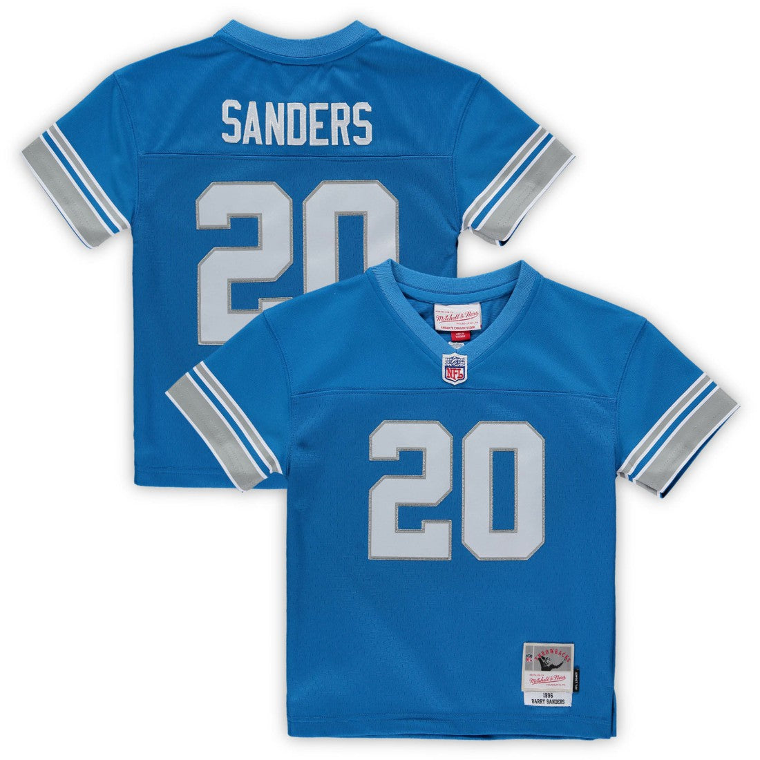 Barry Sanders Detroit Lions Male Preschool 1996 Retired Legacy Jersey - Blue on sale | NFL Jerseys
