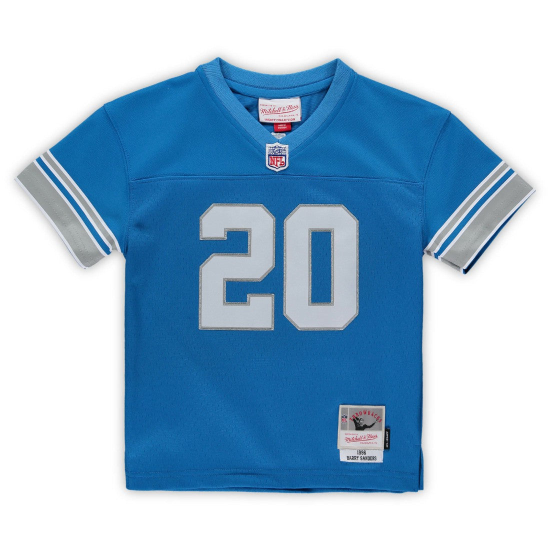 Barry Sanders Detroit Lions Male Preschool 1996 Retired Legacy Jersey Blue - Mitchell & Ness