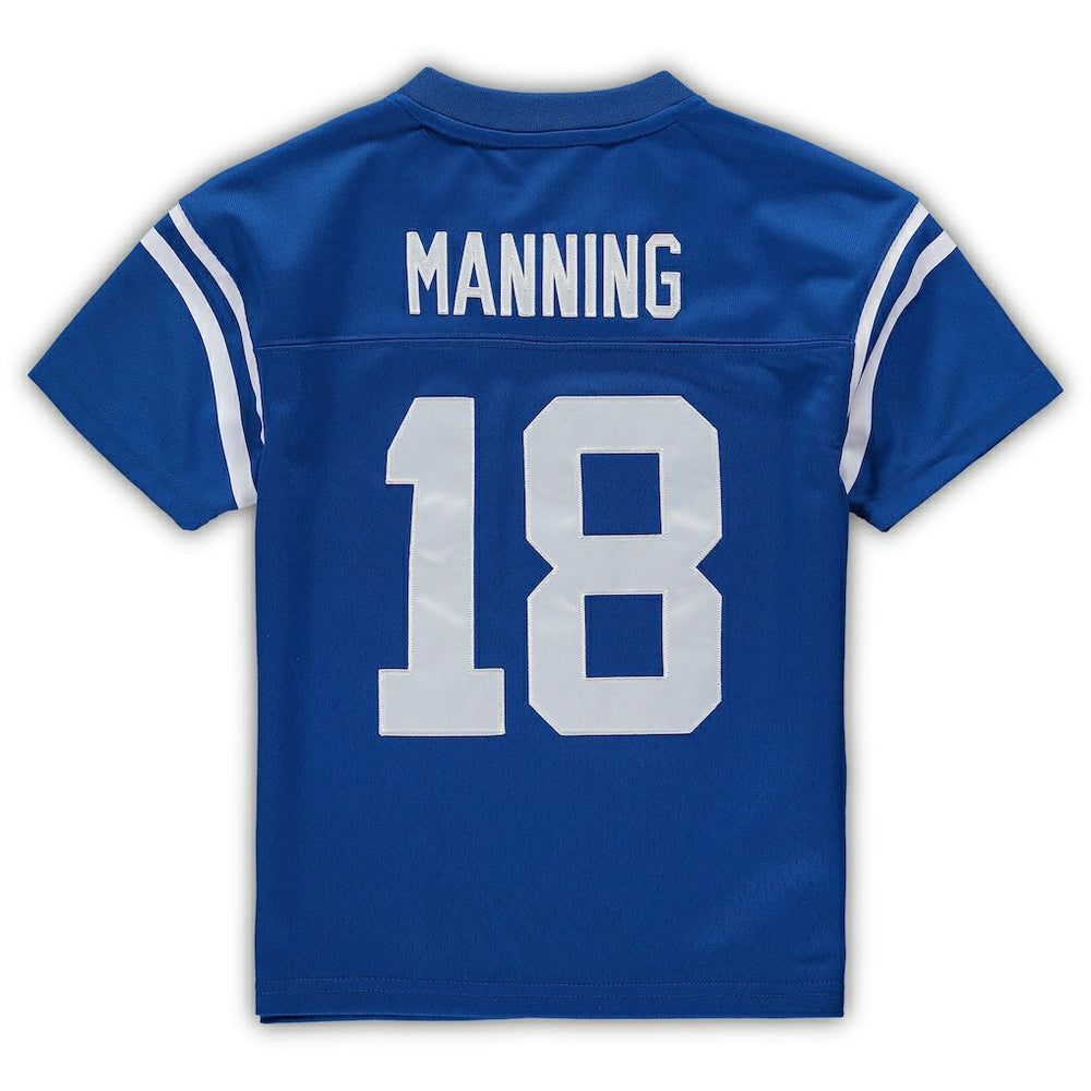 Peyton Manning Indianapolis Colts Male Preschool Retired Legacy Jersey Royal - Mitchell & Ness