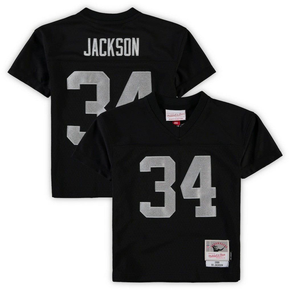 Bo Jackson Las Vegas Raiders Preschool 1988 Retired Player Legacy Jersey Black - Mitchell & Ness