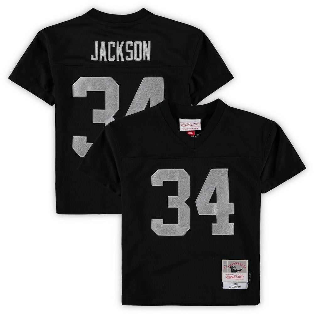 Bo Jackson Las Vegas Raiders Preschool 1988 Retired Player Legacy Jersey Black - Mitchell & Ness