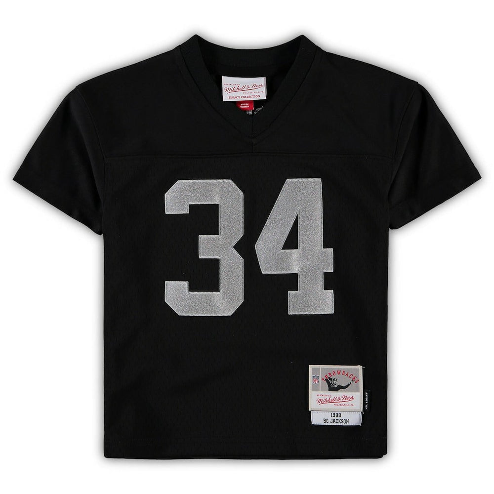 Bo Jackson Las Vegas Raiders Preschool 1988 Retired Player Legacy Jersey Black - Mitchell & Ness