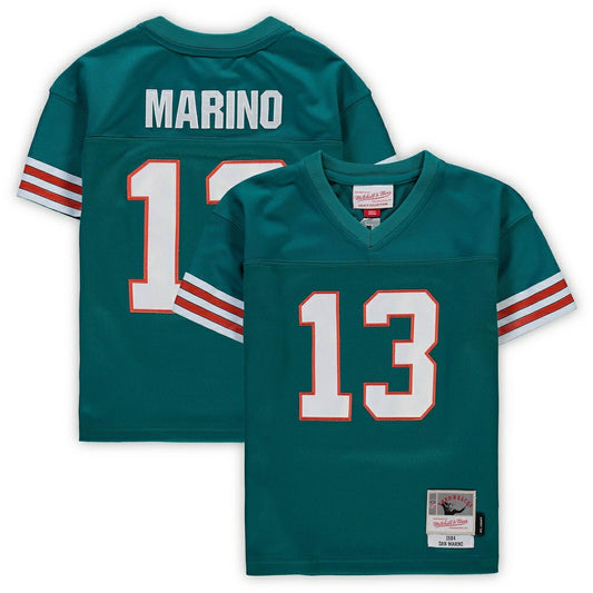 Dan Marino Miami Dolphins Male Preschool 1984 Retired Legacy Jersey - Aqua sale | NFL Jerseys