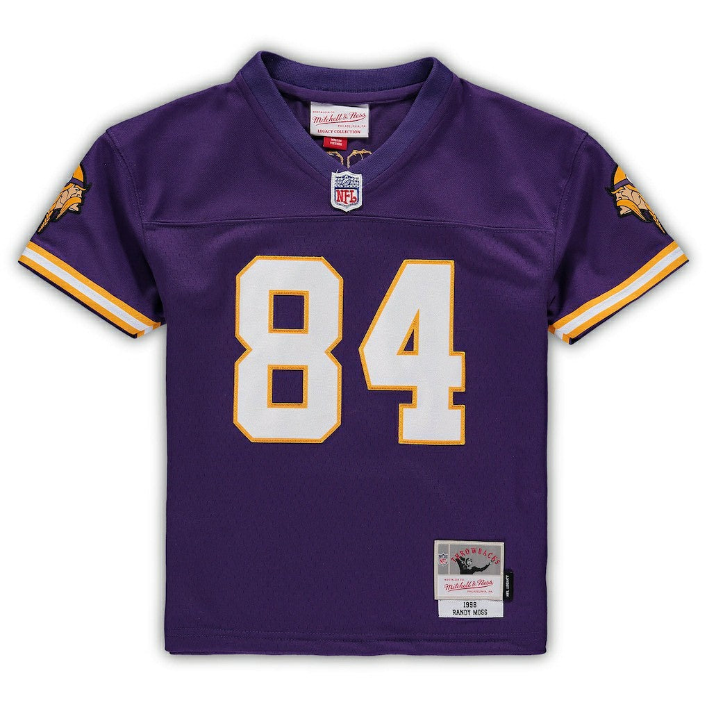 Randy Moss Minnesota Vikings Male Preschool 1998 Retired Legacy Jersey - Purple for sale | NFL Jerseys